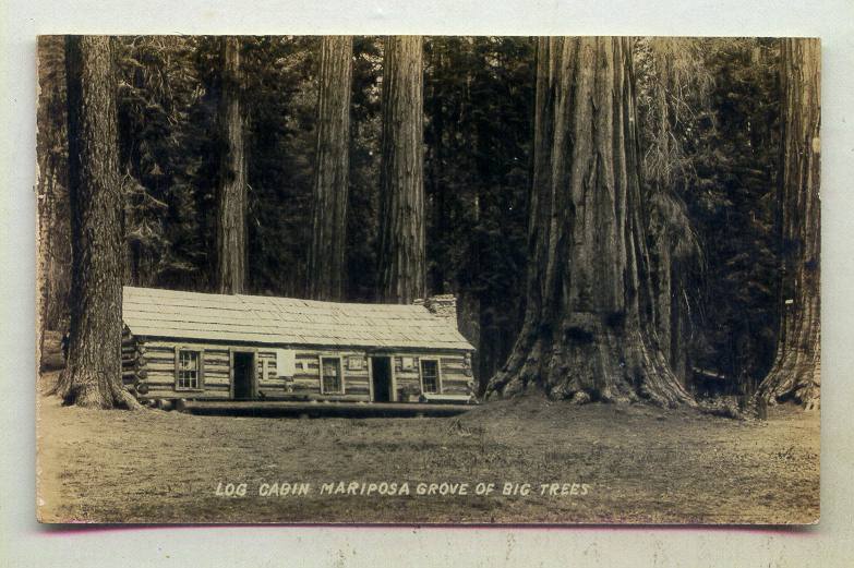 Log Cabin Mariposa Grove Of Big Trees Yosemite National Park